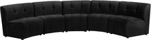 Load image into Gallery viewer, Limitless Black Velvet 5pc. Modular Sectional image
