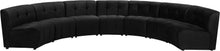 Load image into Gallery viewer, Limitless Black Velvet 7pc. Modular Sectional image