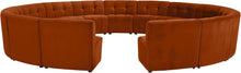 Load image into Gallery viewer, Limitless Cognac Velvet 15pc. Modular Sectional image