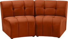 Load image into Gallery viewer, Limitless Cognac Velvet 2pc. Modular Sectional image