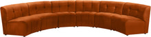 Load image into Gallery viewer, Limitless Cognac Velvet 6pc. Modular Sectional image
