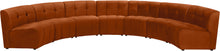 Load image into Gallery viewer, Limitless Cognac Velvet 7pc. Modular Sectional image