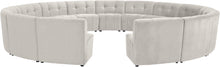 Load image into Gallery viewer, Limitless Cream Velvet 15pc. Modular Sectional image