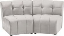 Load image into Gallery viewer, Limitless Cream Velvet 2pc. Modular Sectional image