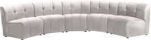 Load image into Gallery viewer, Limitless Cream Velvet 5pc. Modular Sectional image