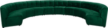 Load image into Gallery viewer, Limitless Green Velvet 10pc. Modular Sectional image