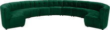 Load image into Gallery viewer, Limitless Green Velvet 11pc. Modular Sectional image