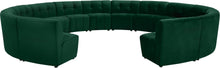 Load image into Gallery viewer, Limitless Green Velvet 14pc. Modular Sectional image