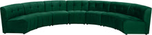 Load image into Gallery viewer, Limitless Green Velvet 7pc. Modular Sectional image