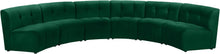 Load image into Gallery viewer, Limitless Green Velvet 6pc. Modular Sectional image