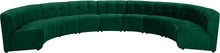 Load image into Gallery viewer, Limitless Green Velvet 9pc. Modular Sectional image