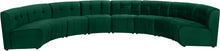 Load image into Gallery viewer, Limitless Green Velvet 8pc. Modular Sectional image