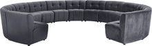 Load image into Gallery viewer, Limitless Grey Velvet 13pc. Modular Sectional image