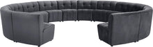 Load image into Gallery viewer, Limitless Grey Velvet 14pc. Modular Sectional image