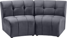 Load image into Gallery viewer, Limitless Grey Velvet 2pc. Modular Sectional image