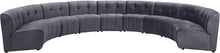 Load image into Gallery viewer, Limitless Grey Velvet 9pc. Modular Sectional image