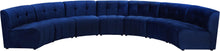 Load image into Gallery viewer, Limitless Navy Velvet 7pc. Modular Sectional image