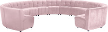 Load image into Gallery viewer, Limitless Pink Velvet 13pc. Modular Sectional image
