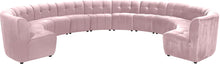 Load image into Gallery viewer, Limitless Pink Velvet 12pc. Modular Sectional image