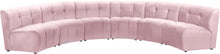 Load image into Gallery viewer, Limitless Pink Velvet 6pc. Modular Sectional image