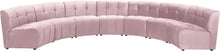 Load image into Gallery viewer, Limitless Pink Velvet 7pc. Modular Sectional image