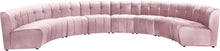 Load image into Gallery viewer, Limitless Pink Velvet 8pc. Modular Sectional image
