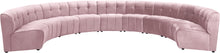Load image into Gallery viewer, Limitless Pink Velvet 9pc. Modular Sectional image