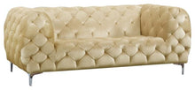 Load image into Gallery viewer, Mercer Beige Velvet Loveseat image