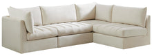 Load image into Gallery viewer, Jacob Cream Velvet Modular Sectional image