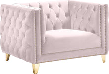 Load image into Gallery viewer, Michelle Pink Velvet Chair image