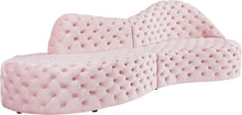 Load image into Gallery viewer, Royal Pink Velvet 2pc. Sectional image