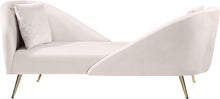 Load image into Gallery viewer, Nolan Cream Velvet Chaise image