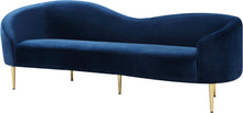 Load image into Gallery viewer, Ritz Navy Velvet Sofa image
