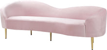Load image into Gallery viewer, Ritz Pink Velvet Sofa image
