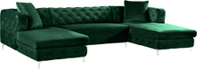 Load image into Gallery viewer, Gail Green Velvet 3pc. Sectional image