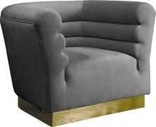 Load image into Gallery viewer, Bellini Grey Velvet Chair image
