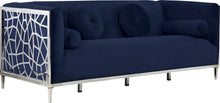Load image into Gallery viewer, Opal Navy Velvet Sofa image
