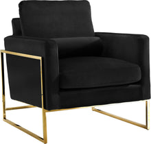 Load image into Gallery viewer, Mila Black Velvet Chair image
