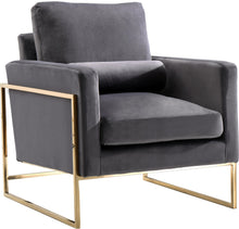 Load image into Gallery viewer, Mila Grey Velvet Chair image