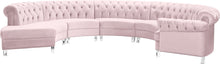 Load image into Gallery viewer, Anabella Pink Velvet 5pc. Sectional image