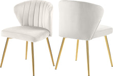 Load image into Gallery viewer, Finley Cream Velvet Dining Chair image