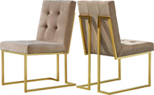 Load image into Gallery viewer, Pierre Beige Velvet Dining Chair image