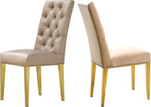 Load image into Gallery viewer, Capri Beige Velvet Dining Chair image