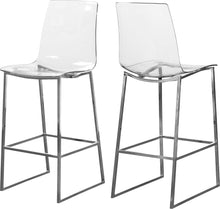 Load image into Gallery viewer, Lumen Chrome Metal/Lucite Polycarbonate Stool image