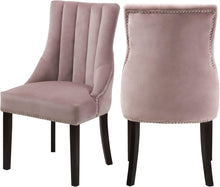 Load image into Gallery viewer, Oxford Pink Velvet Dining Chair image