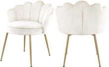Load image into Gallery viewer, Claire Cream Velvet Dining Chair image