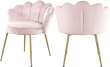 Load image into Gallery viewer, Claire Pink Velvet Dining Chair image