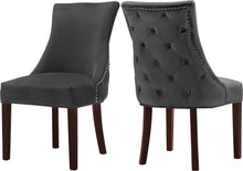 Load image into Gallery viewer, Hannah Grey Velvet Dining Chair image