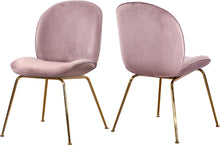 Load image into Gallery viewer, Paris Pink Velvet Dining Chair image
