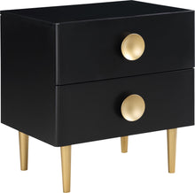 Load image into Gallery viewer, Zayne Black Night Stand image